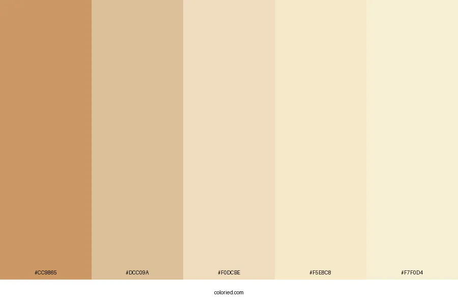 Champagne Beige Color Palette