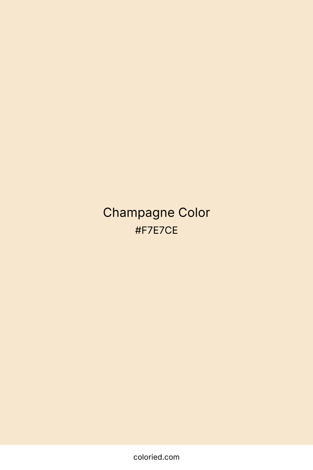 Champagne Color