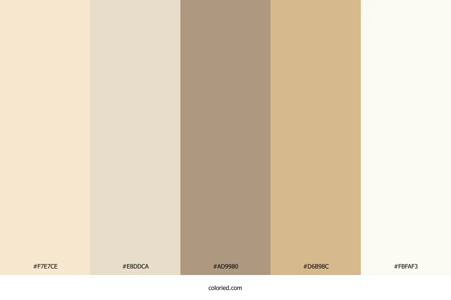 Champagne Wedding Color Palette
