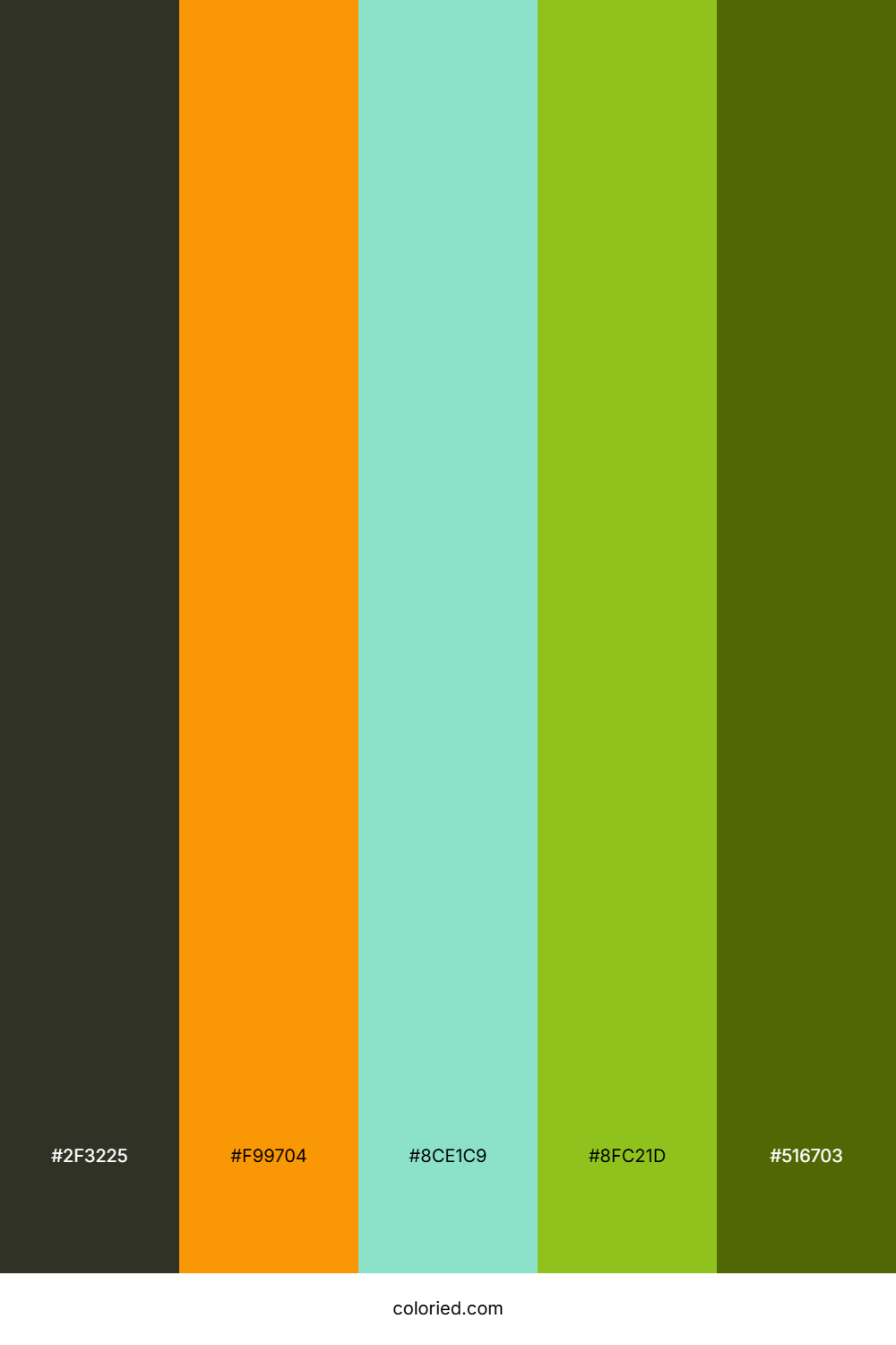 Charcoal Citrus Mint Palette