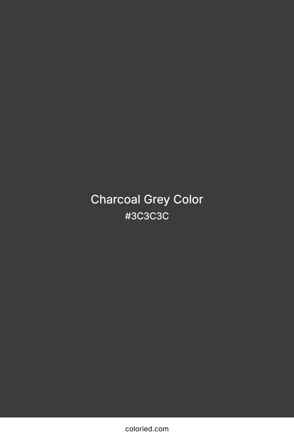 Charcoal Grey Color
