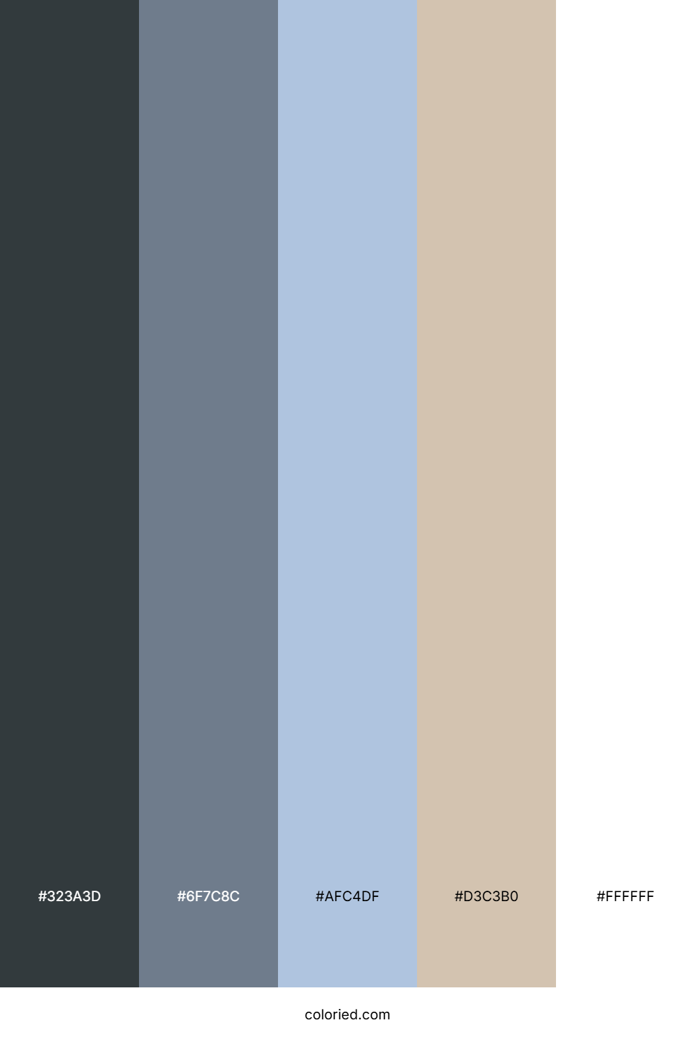 Charcoal Twilight Drift Palette