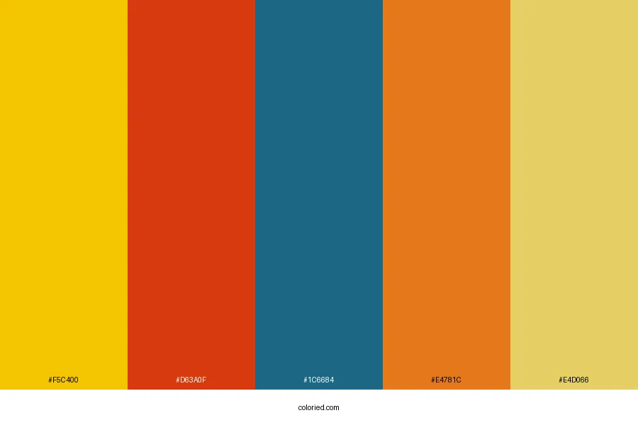 Charizard Color Palette