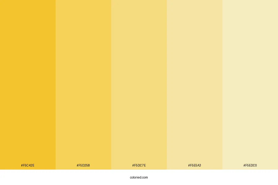 Cheese Color Palette