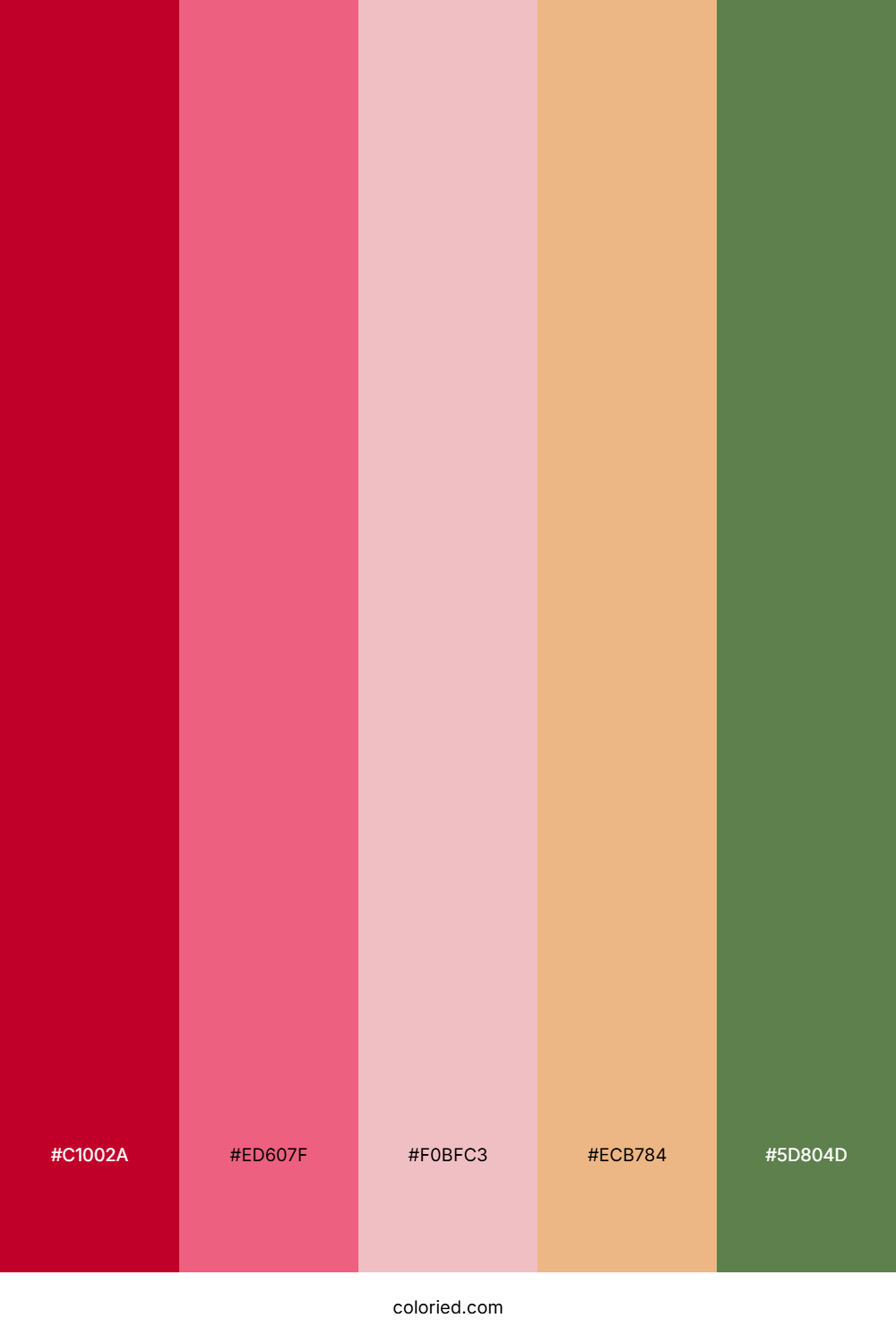 Cherry Blossom Harvest Color Palette