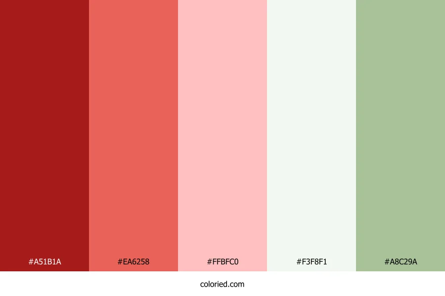 Cherry Blossom Meadow Color Palette