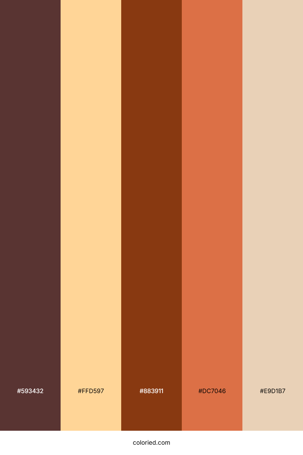 Chestnut and Honey Color Palette
