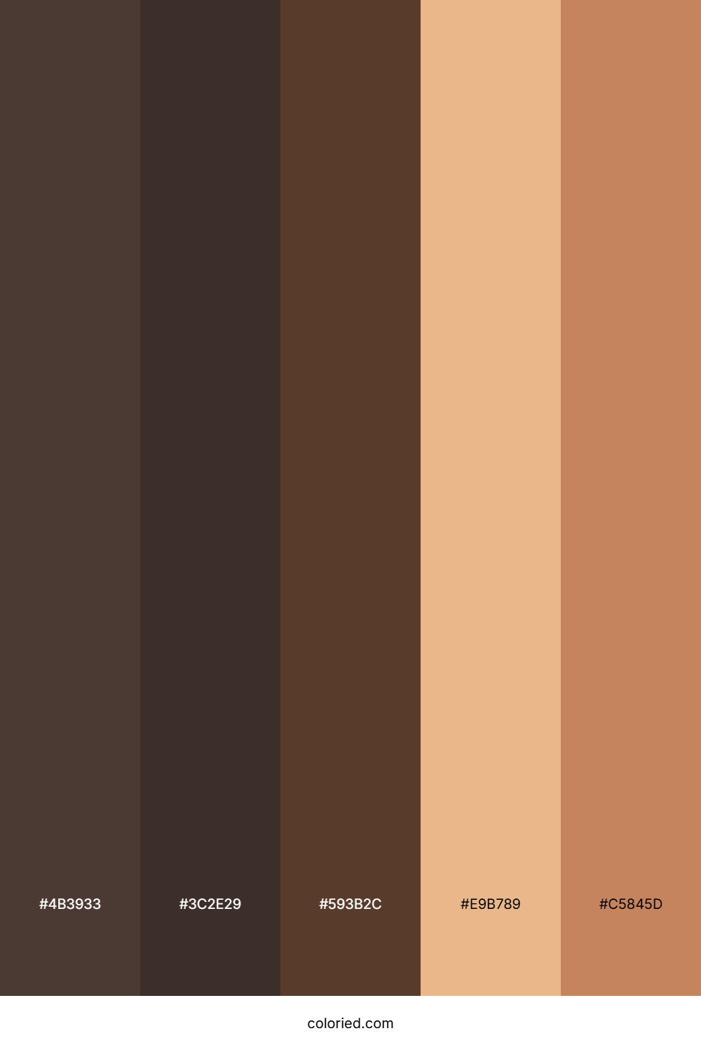 Chestnut Cocoa Brown Palette