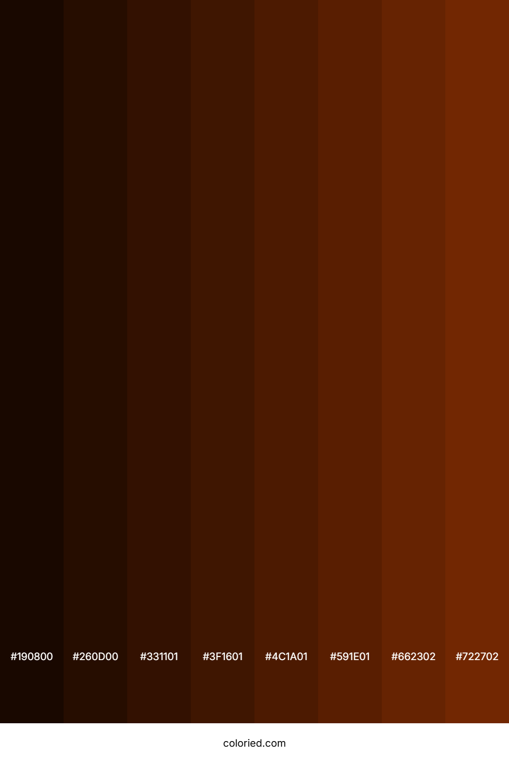 Chestnut Color Shades