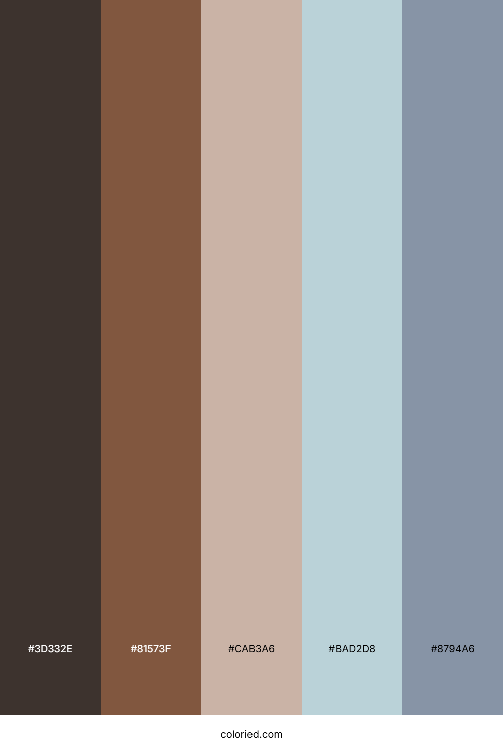 Chestnut Fog Harbor Color Palette