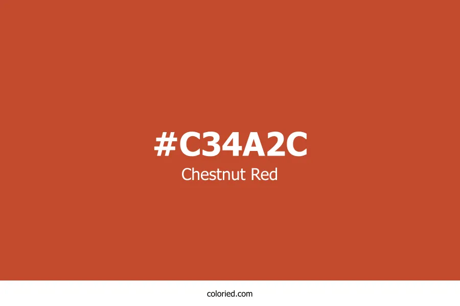 Chestnut Red Color