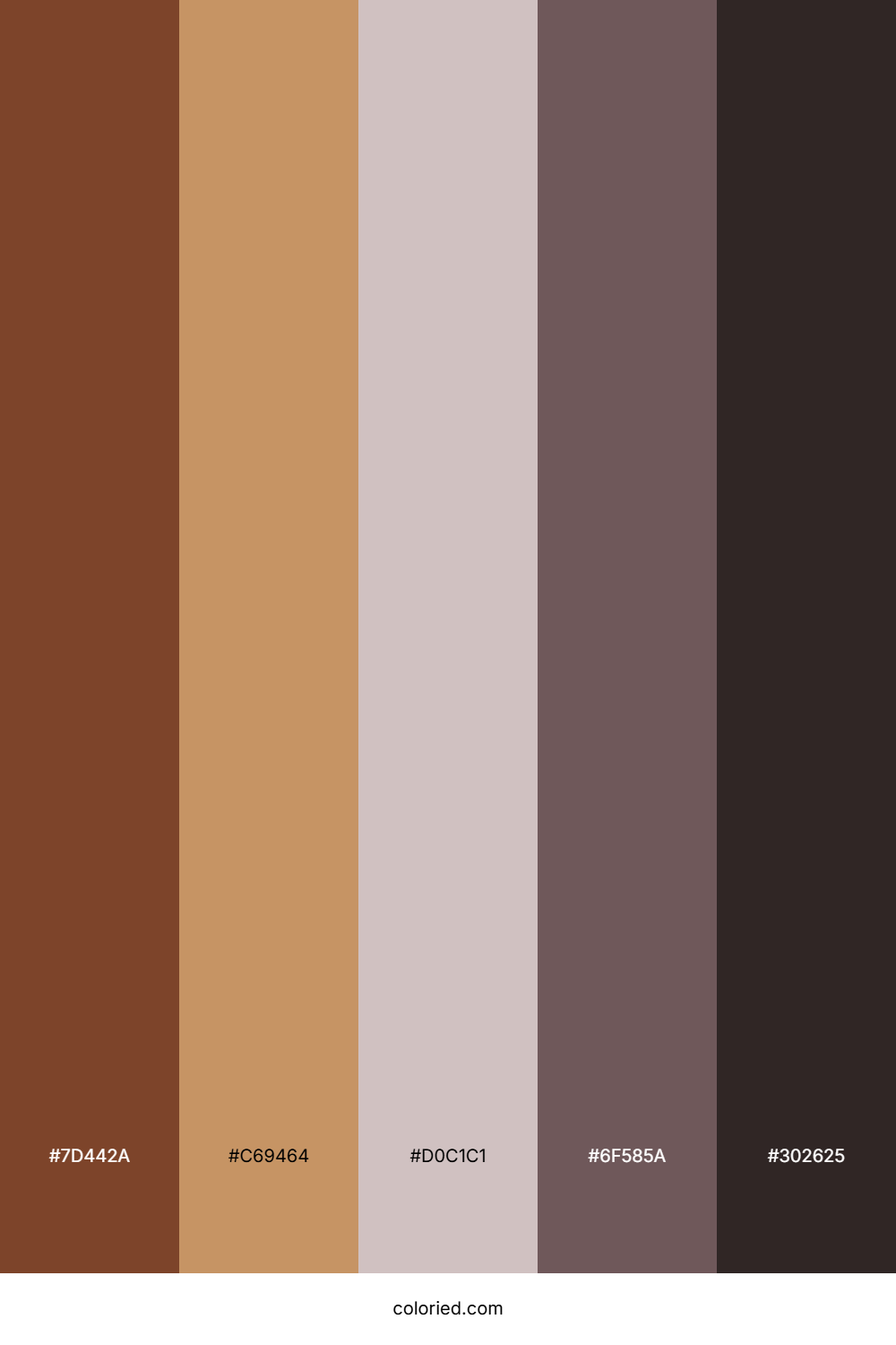 Chestnut Sandstone Haze Color Palette