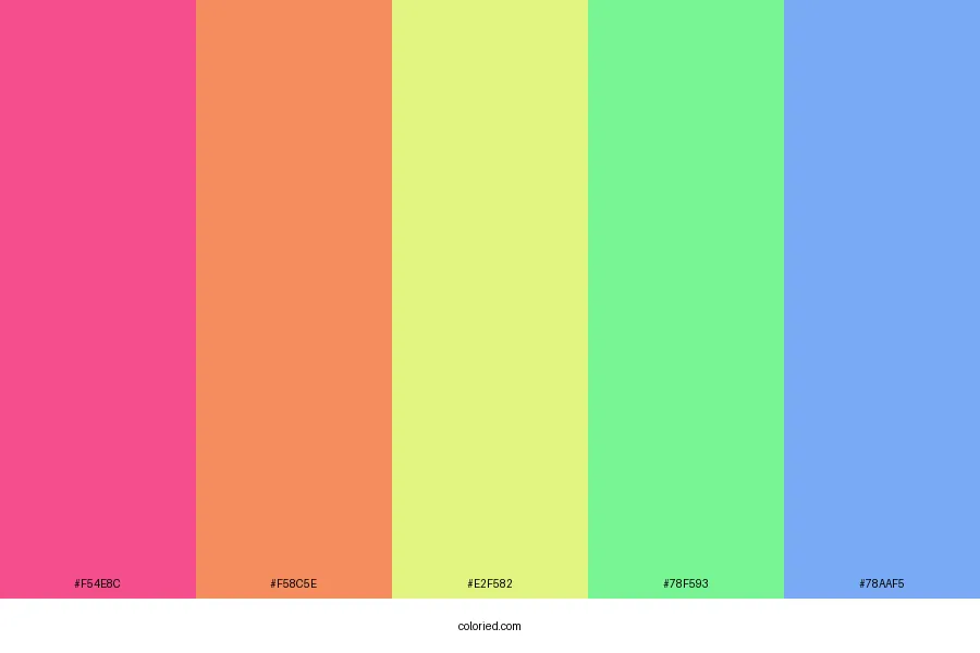 Childrens Color Palette