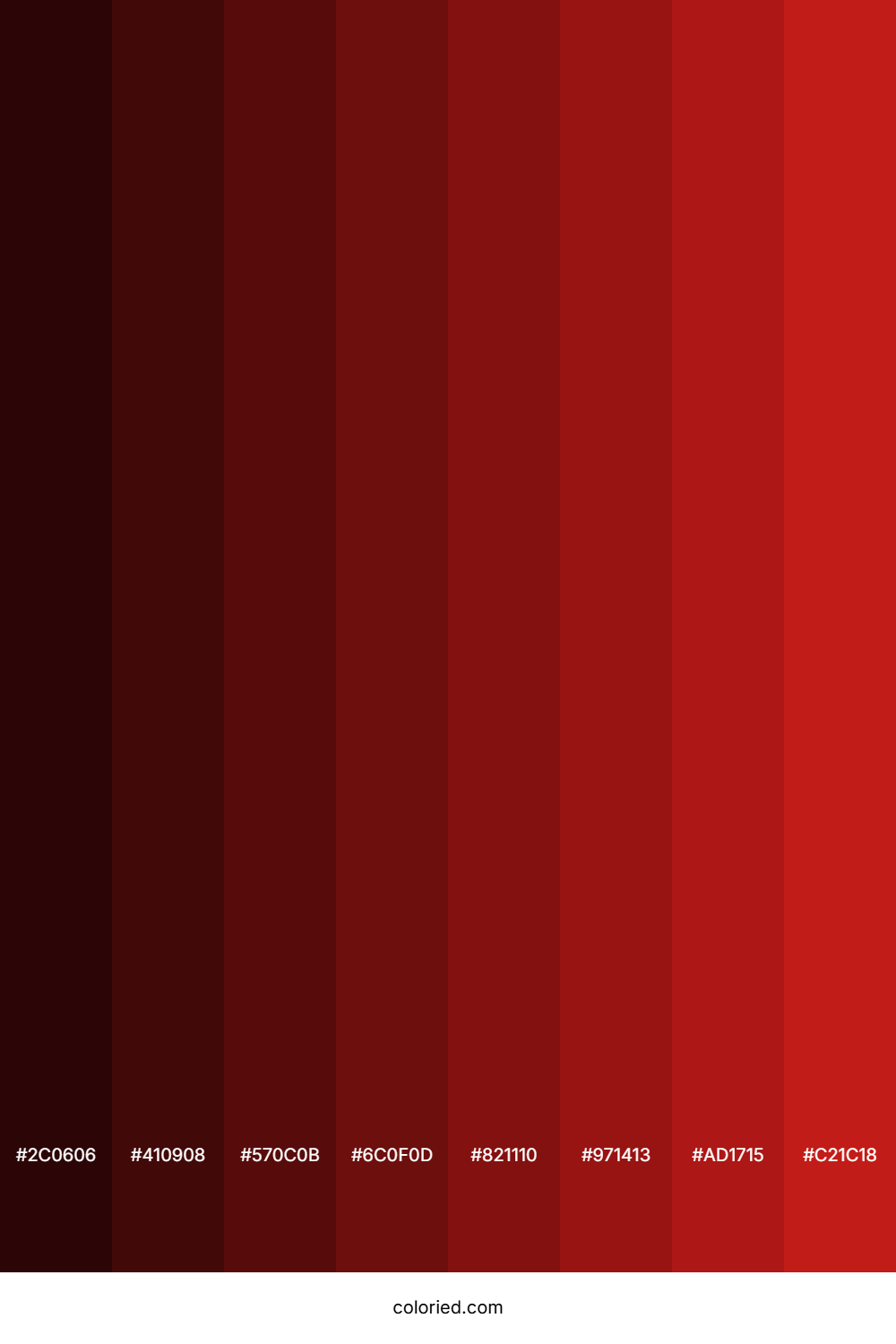 Chili Pepper Color Shades