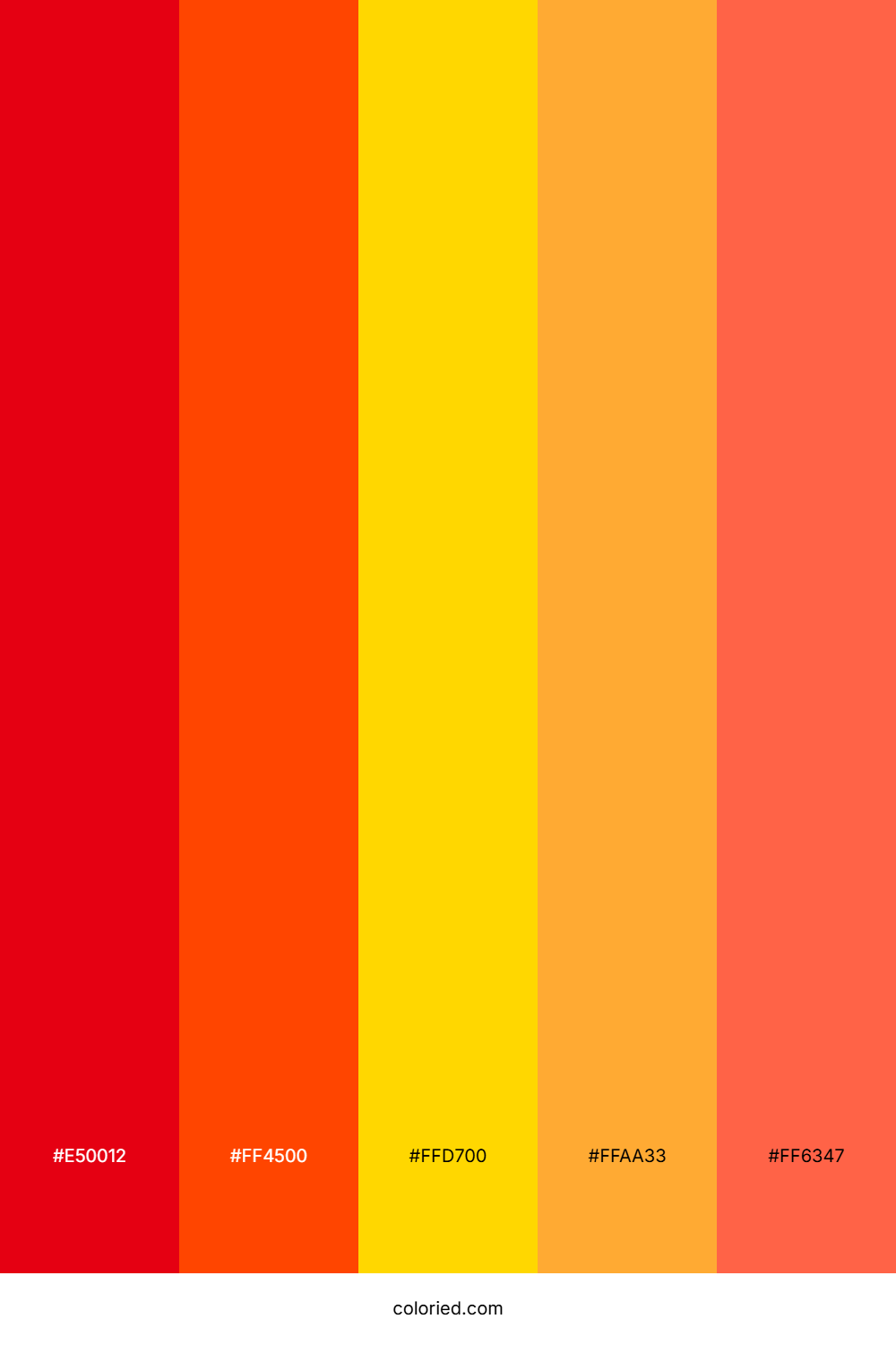 Chinese New Year Color Palette