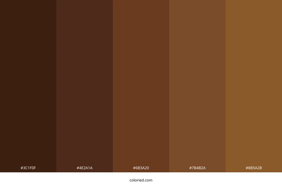 Chocolate Brown Color Palette