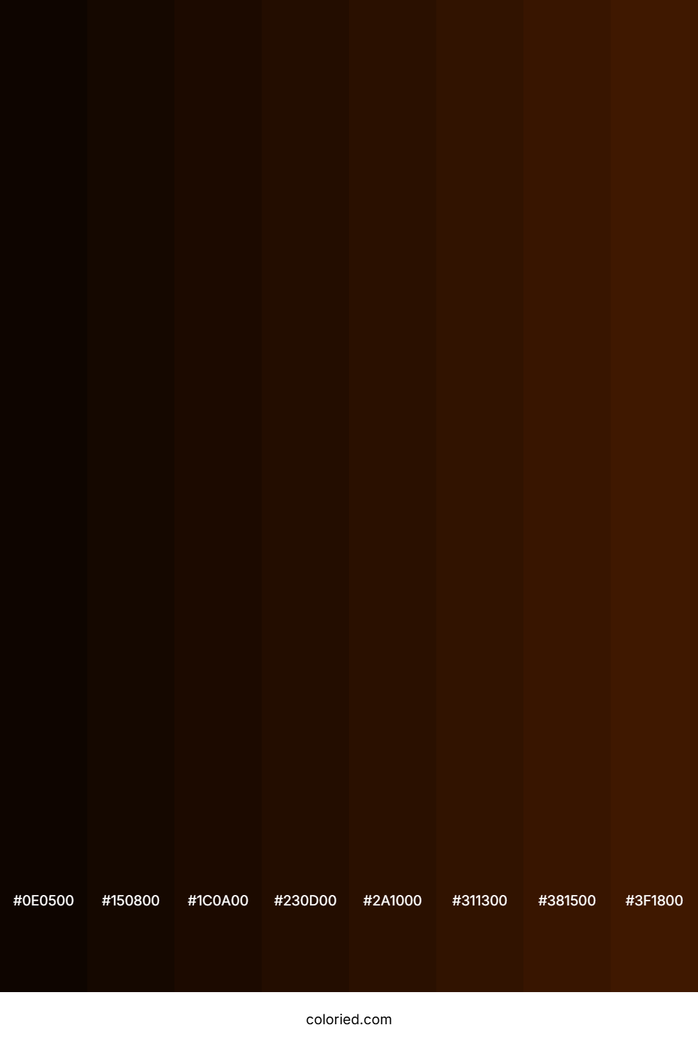Chocolate Brown Color Shades