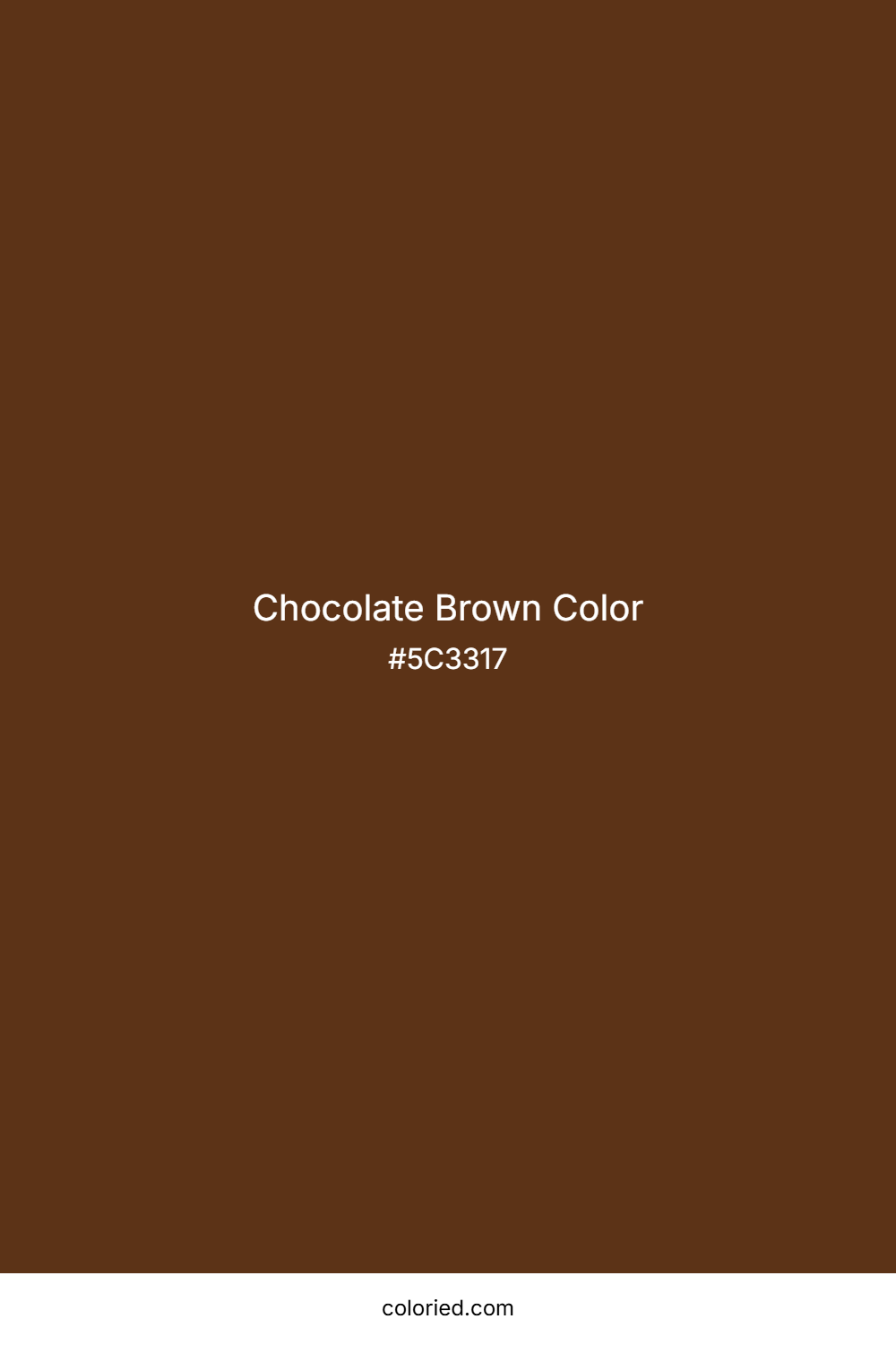 Chocolate Brown Color