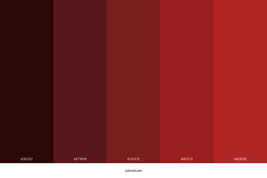 Chocolate Cherry Color Palette