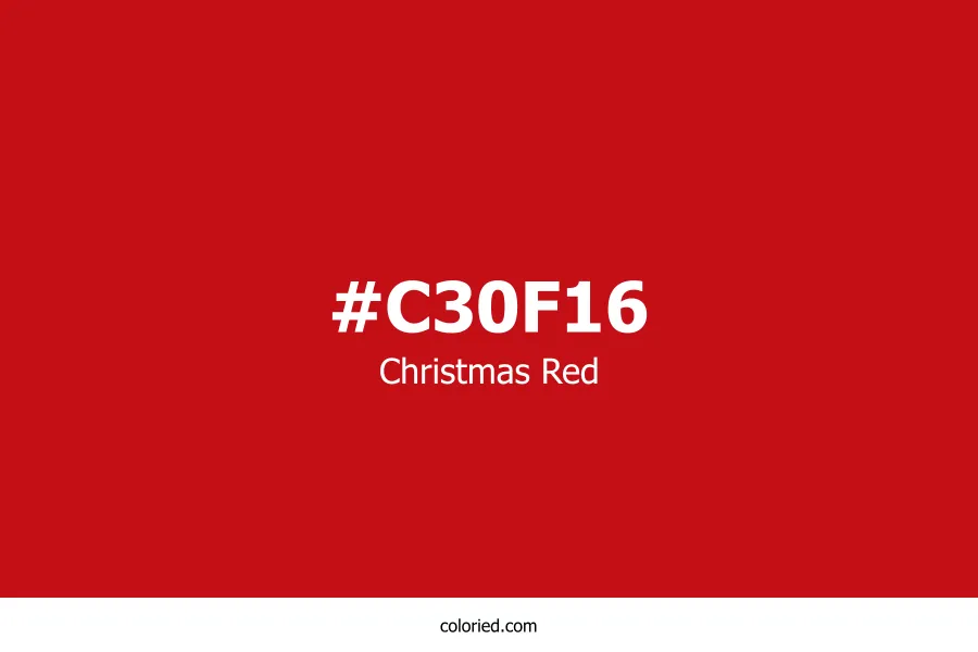 Christmas Red Color