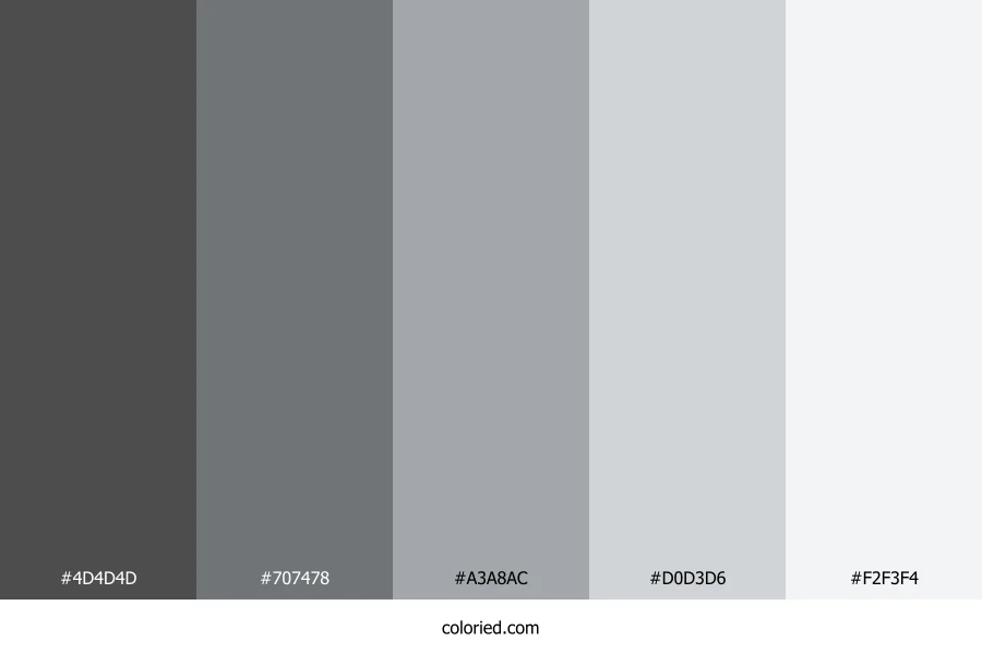 Chrome Gradient Color Palette