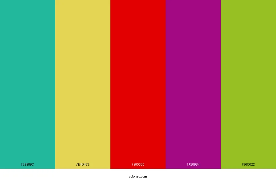 Cinco De Mayo Color Palette