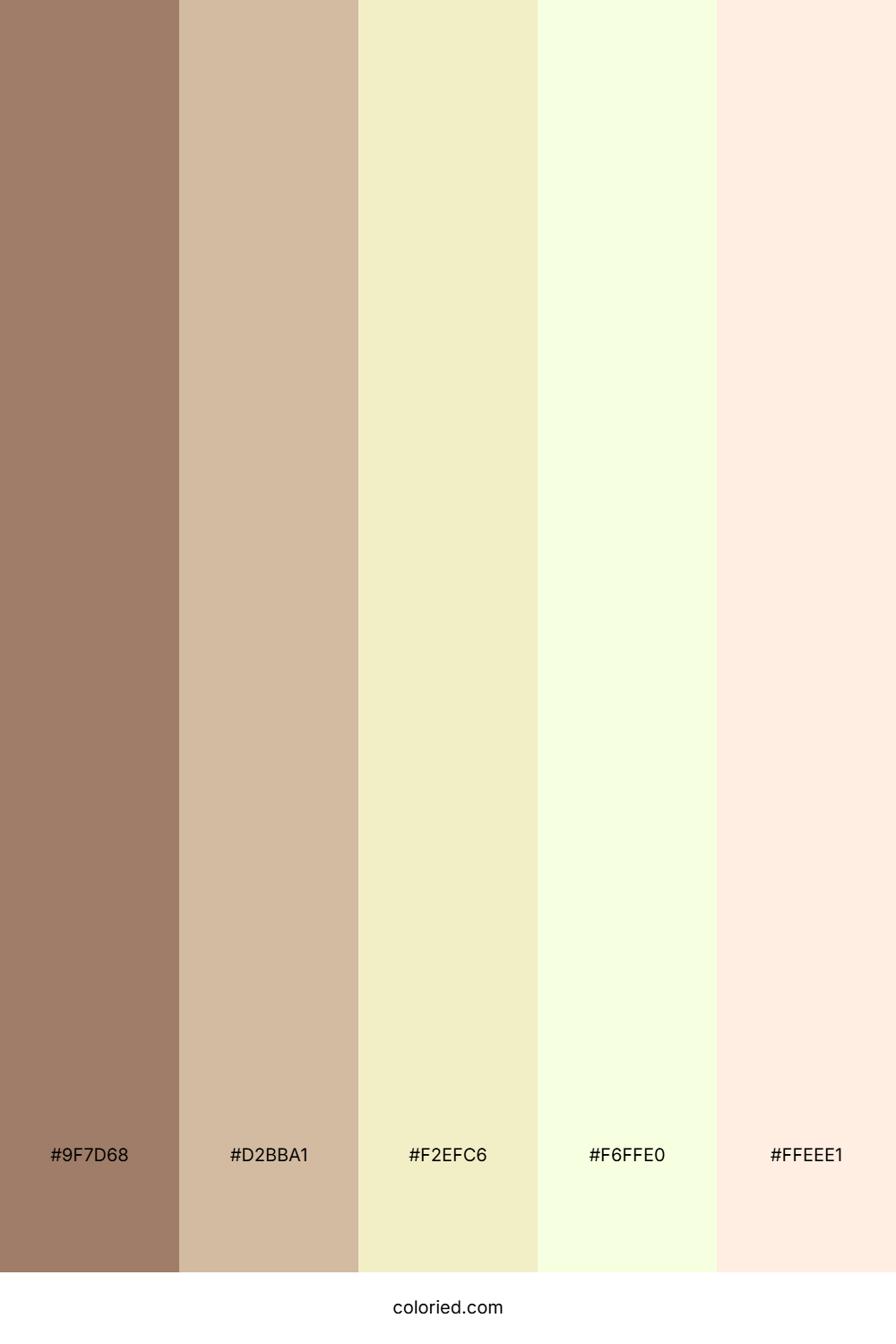 Cinnamon Honey Fog Color Palette
