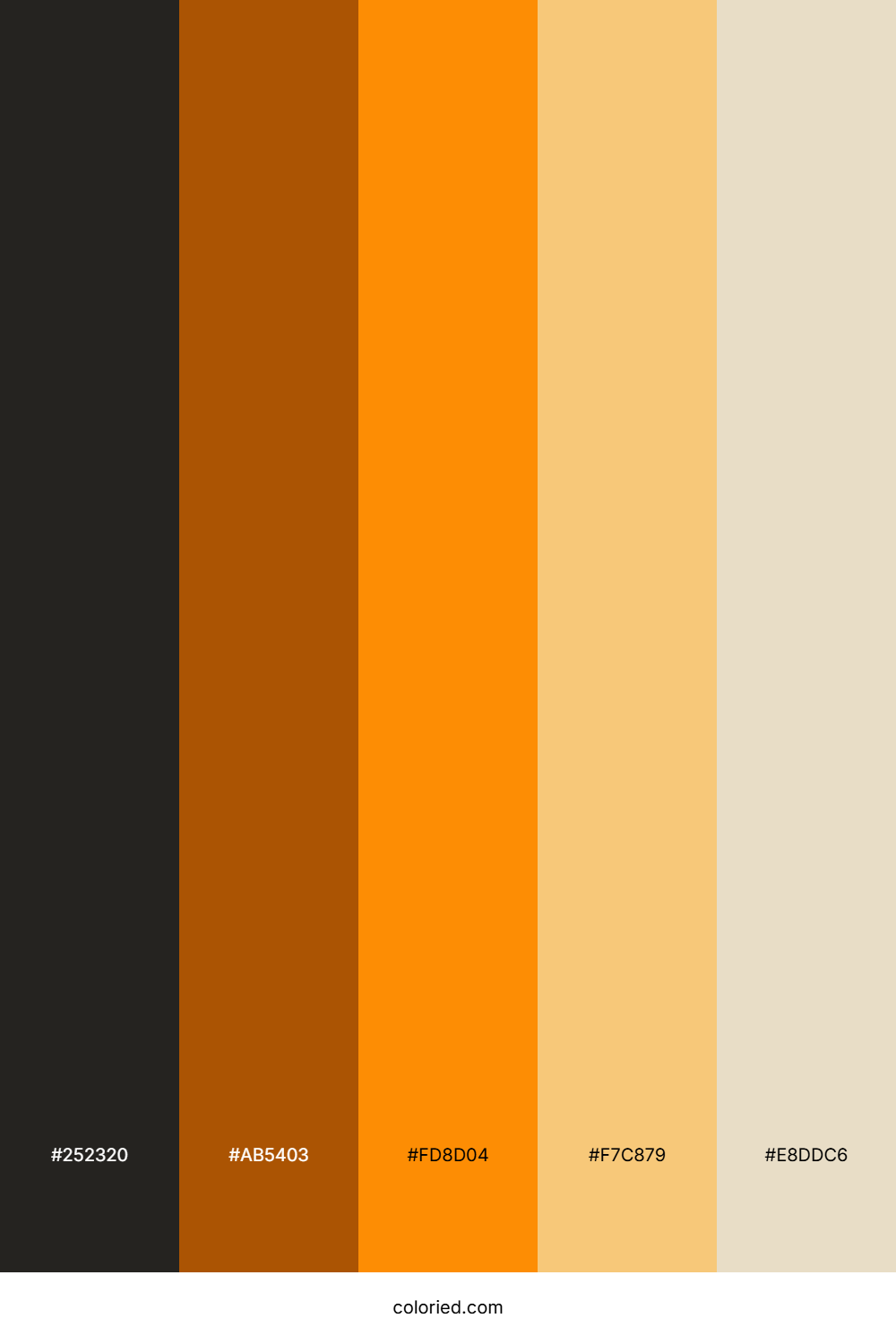 Cinnamon Sunset Glow Color Palette