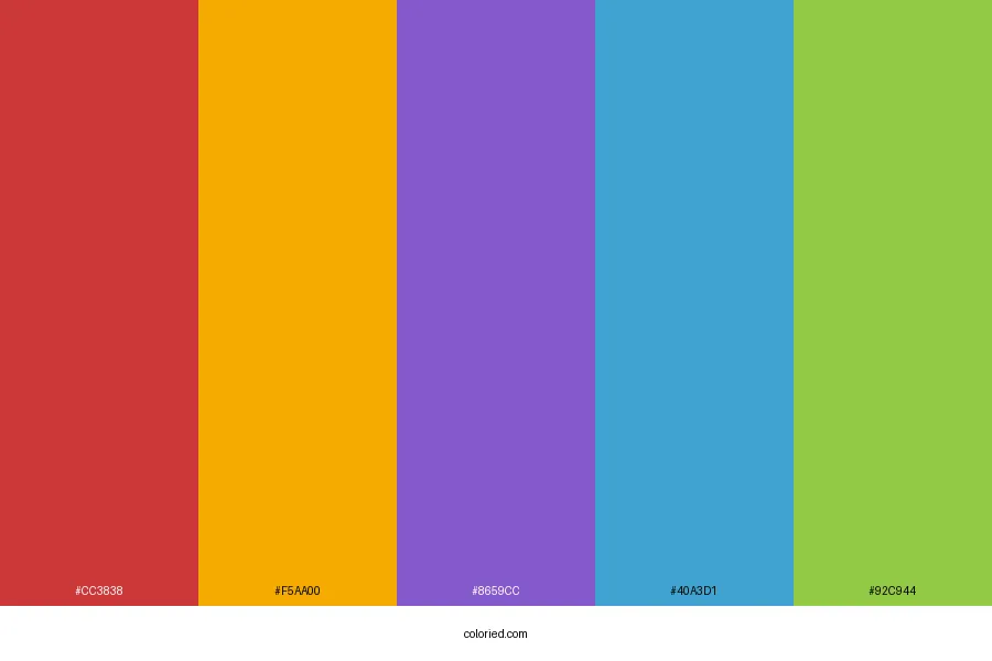 Circus Color Palette