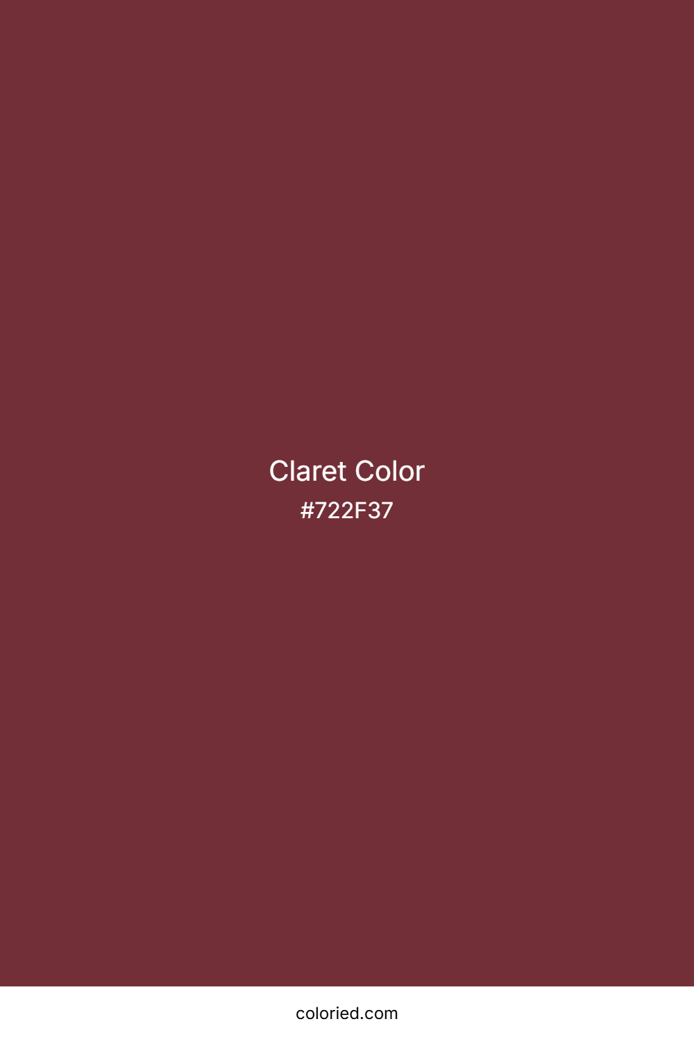 Claret Color