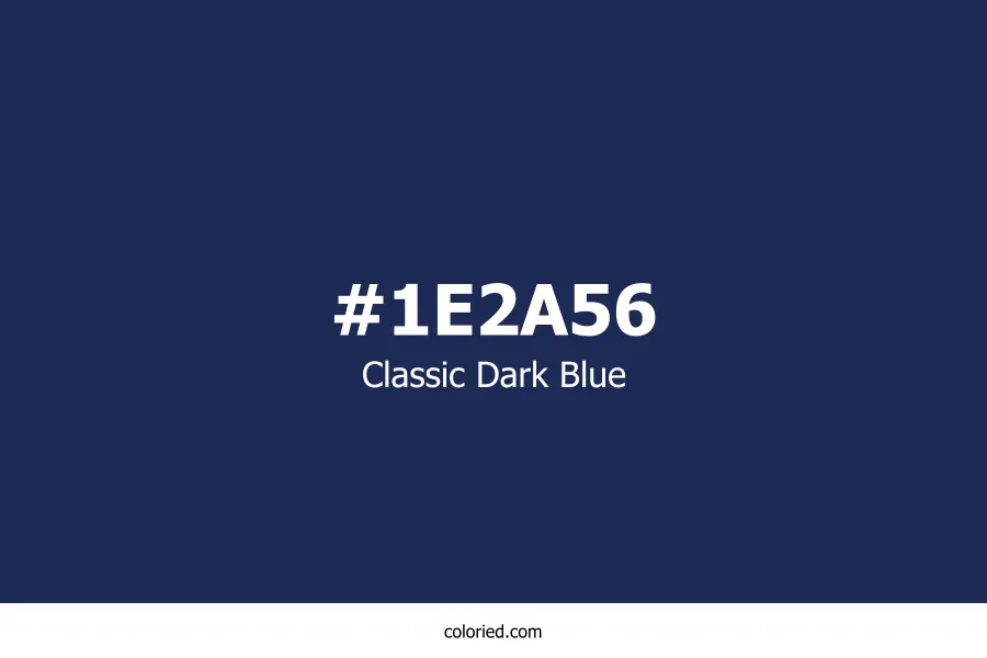 Classic Dark Blue Color