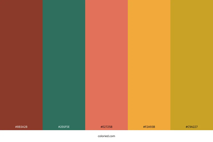 Clear Autumn Color Palette