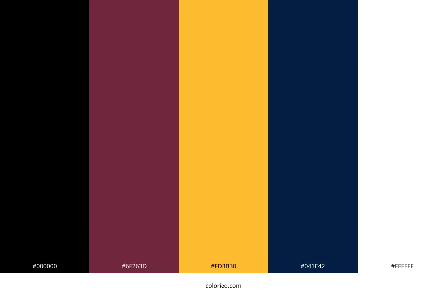 Cleveland Cavs Color Palette