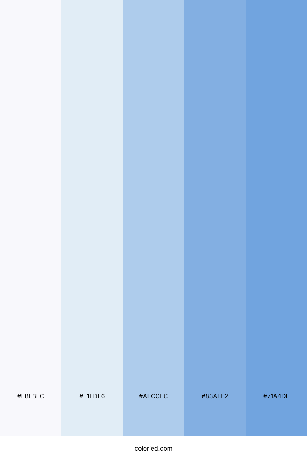 Cloudy Sky Stream Color Palette