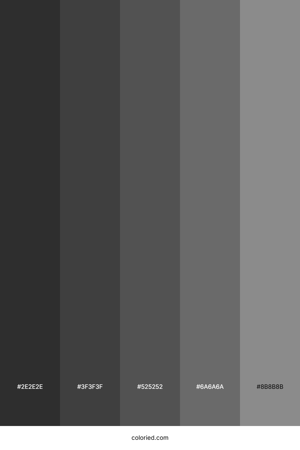 Coal Tar Color Palette