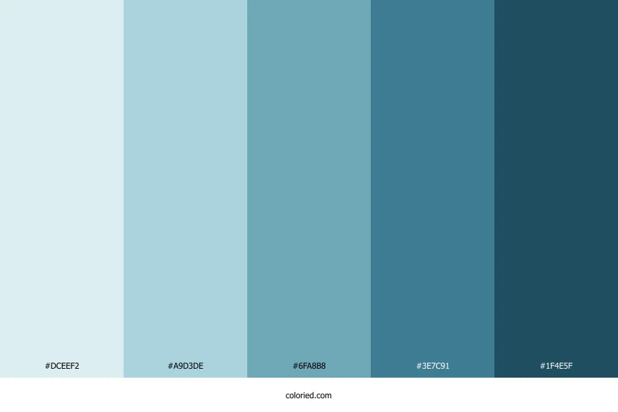 Coastal Blue Color Palette