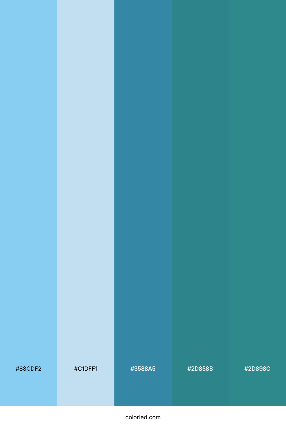 Coastal Sky Drift Palette