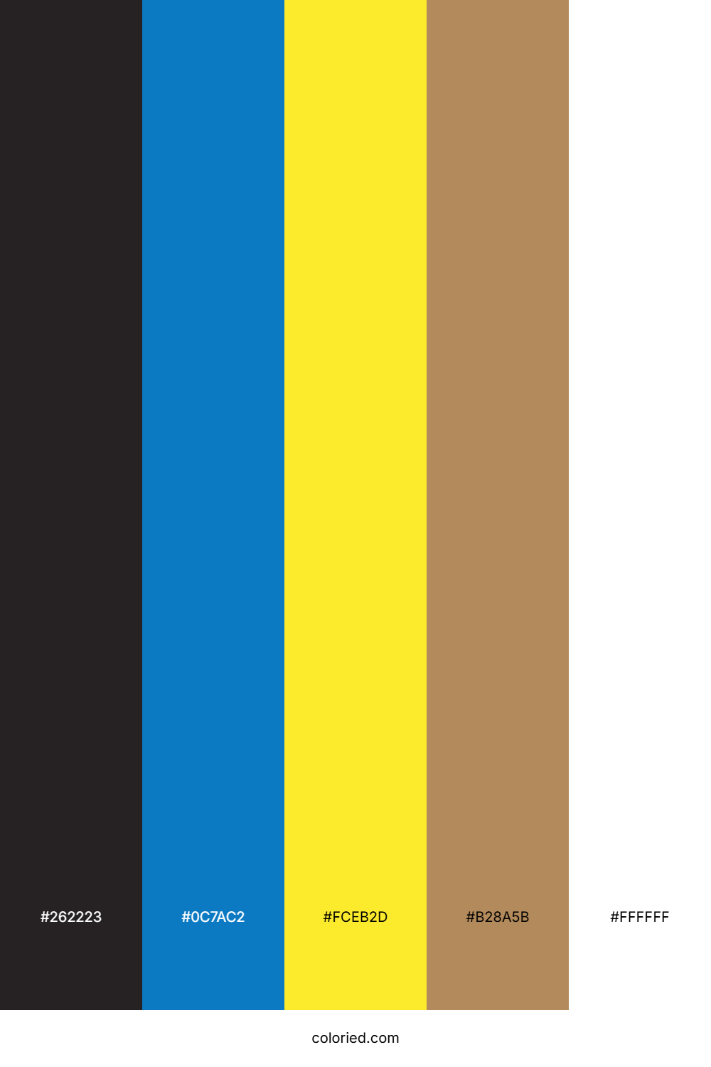 Cobalt And Gold Color Palette