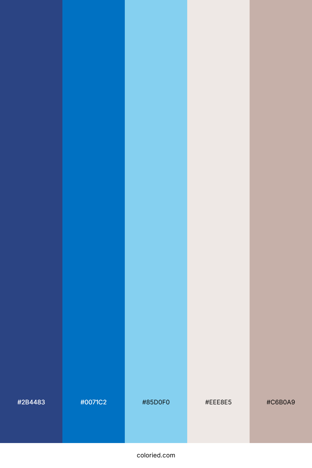 Cobalt and Sky Color Palette
