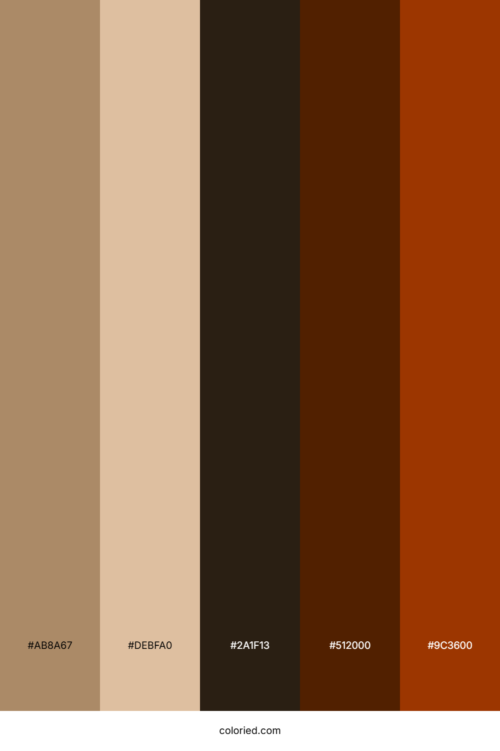 Cocoa and Maple Color Palette