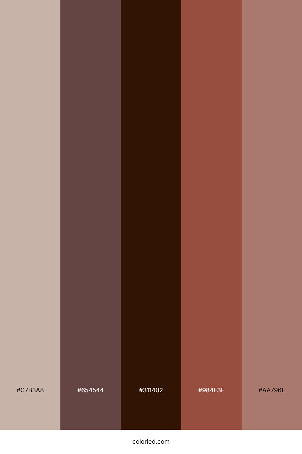 Cocoa Bean Whisper Color Palette
