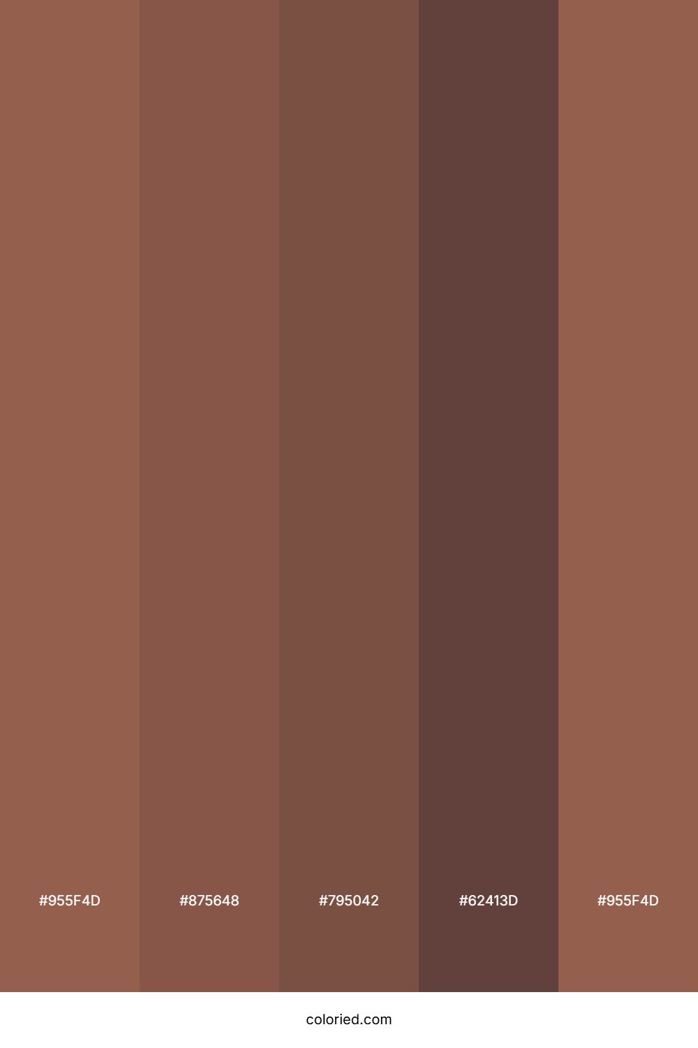 Cocoa Brown And Mocha Color Palette