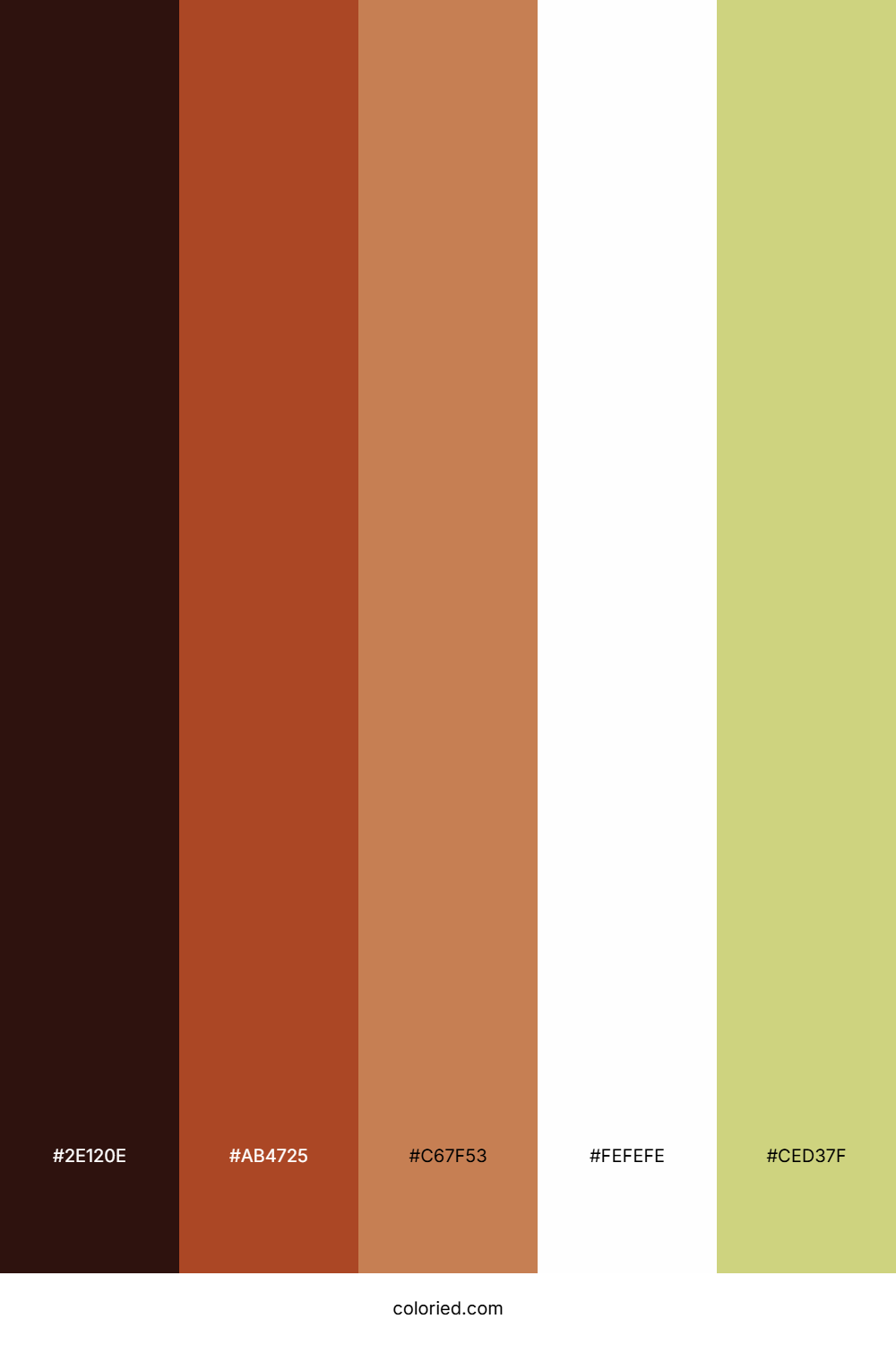 Cocoa Rust Whisper Color Palette