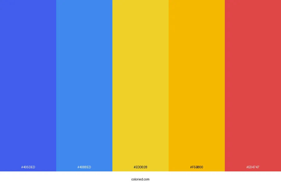 Comic Color Palette
