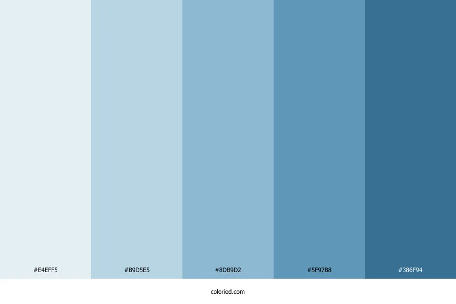Cool Blue Color Palette