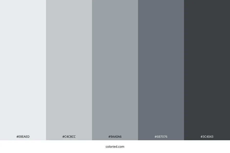 Cool Gray Color Palette