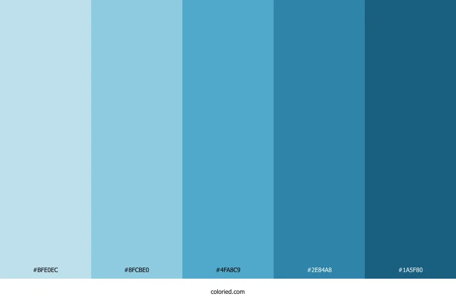Copen Blue Color Palette