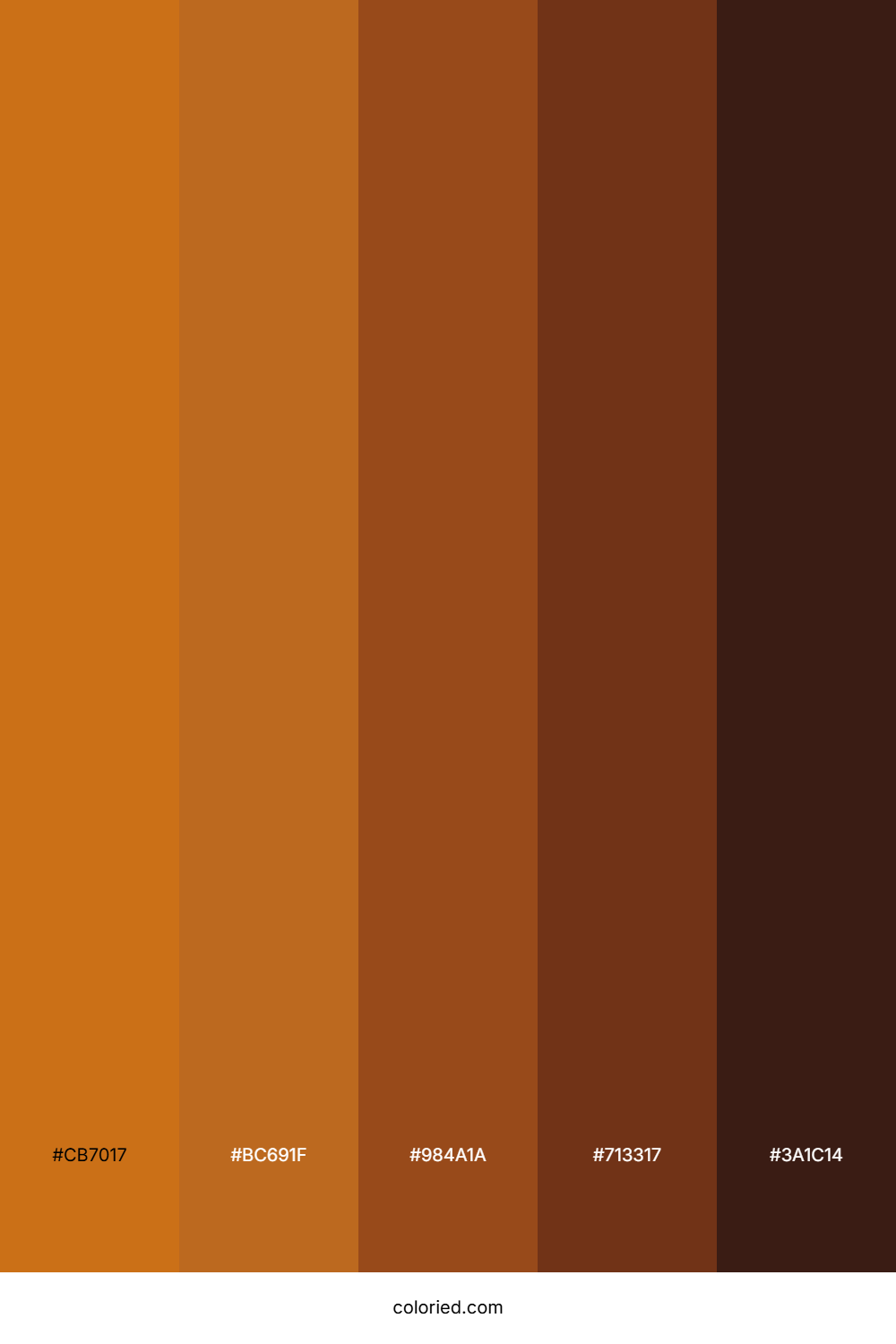 Copper and Mahogany Color Palette