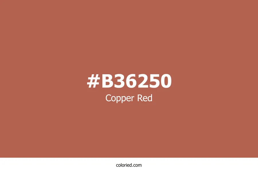 Copper Red Color