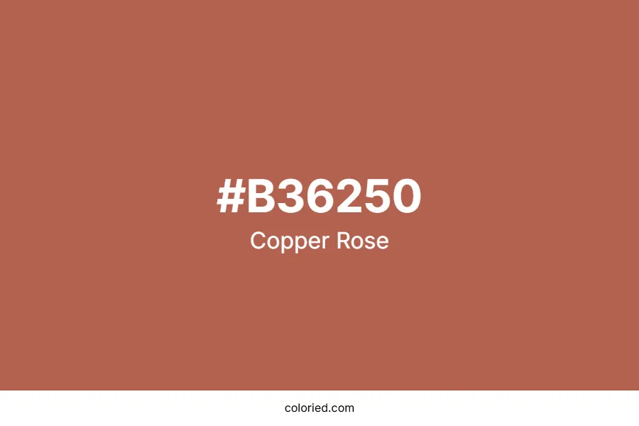 Copper Rose Color Hex Code